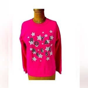 Gildan size small neon pink graphic sweatshirt